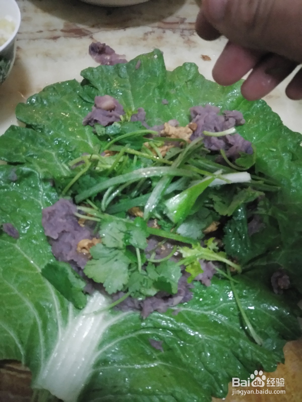 紫薯土豆泥大饭包