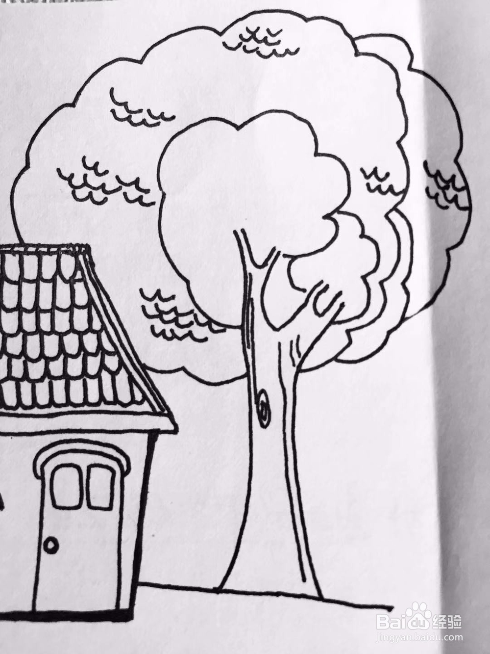 茉莉手绘之林间小屋