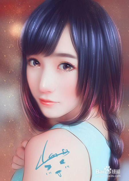 ps人物转手绘