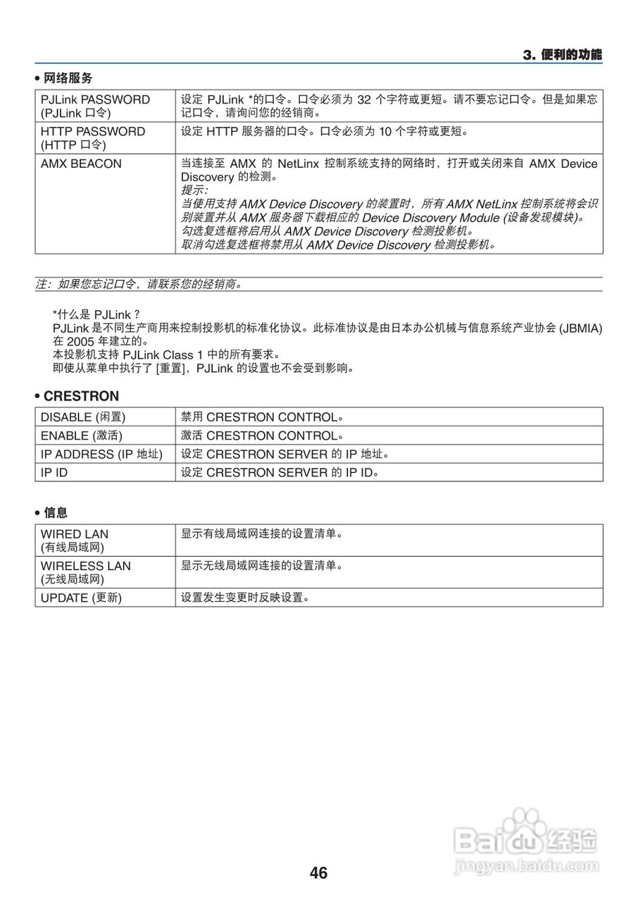 日电NP-PA550W+投影机说明书:[6]