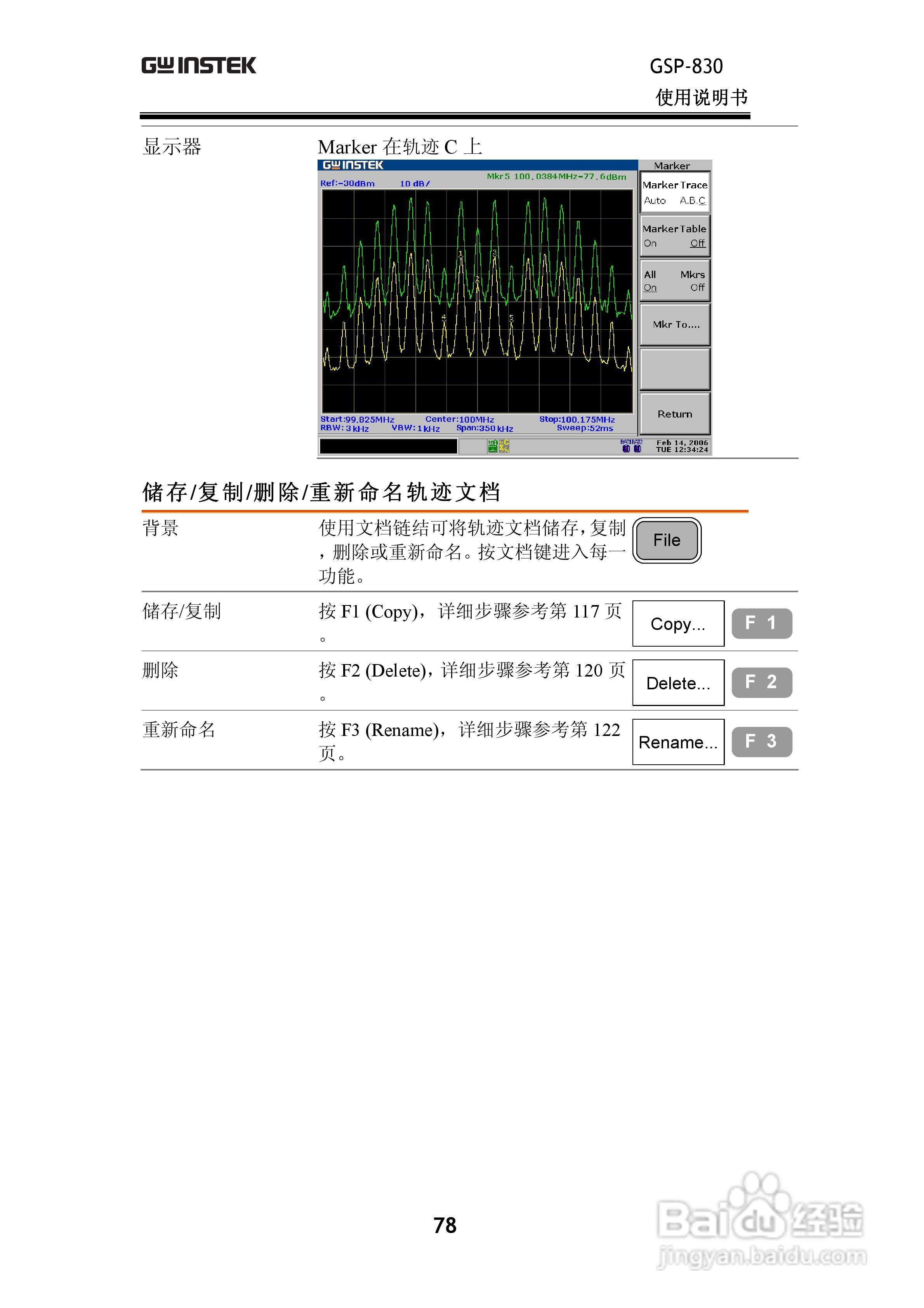 固纬GSP830频谱分析仪说明书:[8]