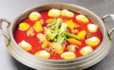 高级羊膻烹之(干锅鱼羊鲜)的做法