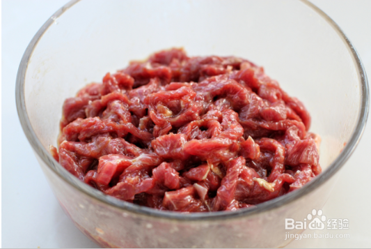 制作青椒牛肉丝