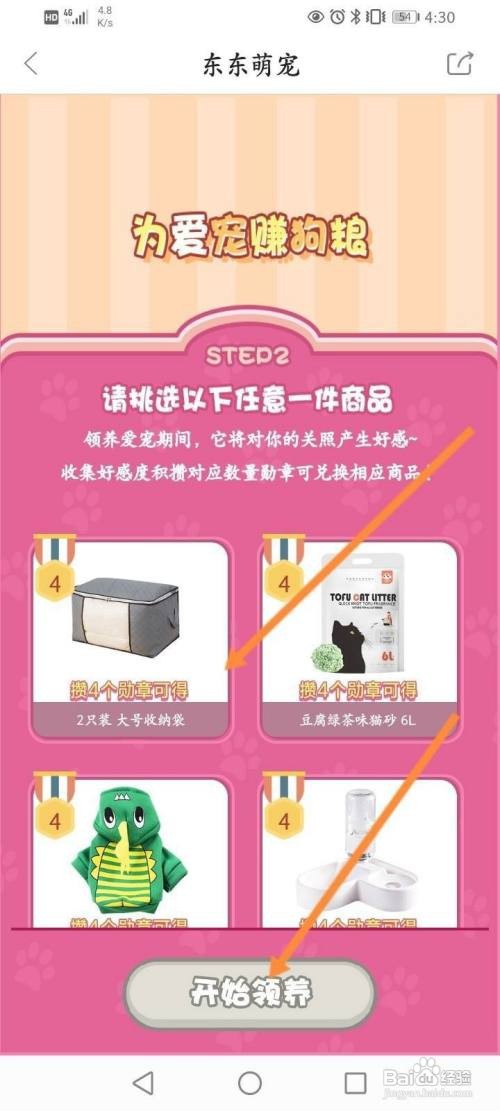 东东萌宠怎么领养萌宠