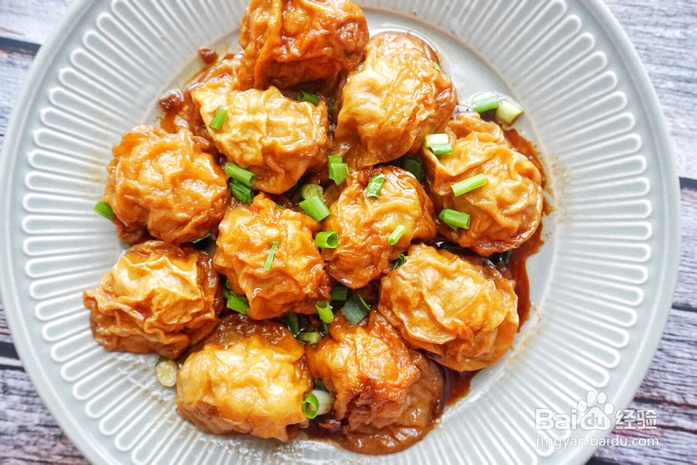 姐姐为我做的油面筋酿肉