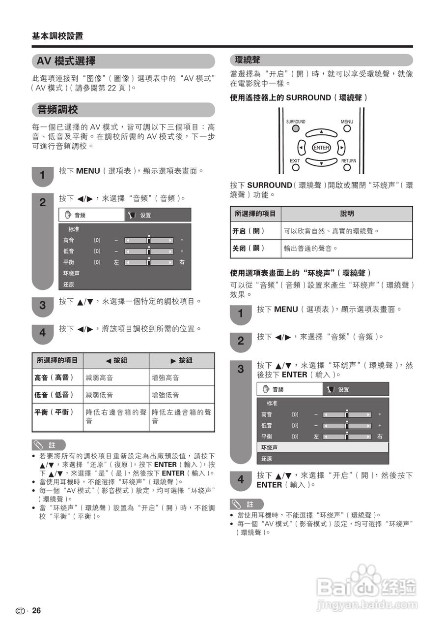 声宝LC-42BX5H型液晶电视机说明书:[3]