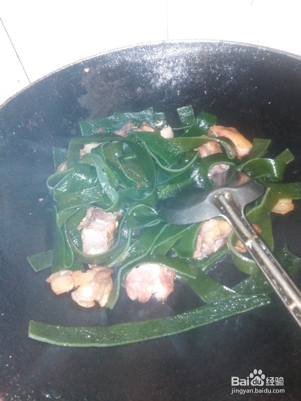 腊鸭腿炒青海带