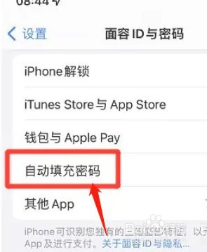 苹果手机如何取消自动填充密码