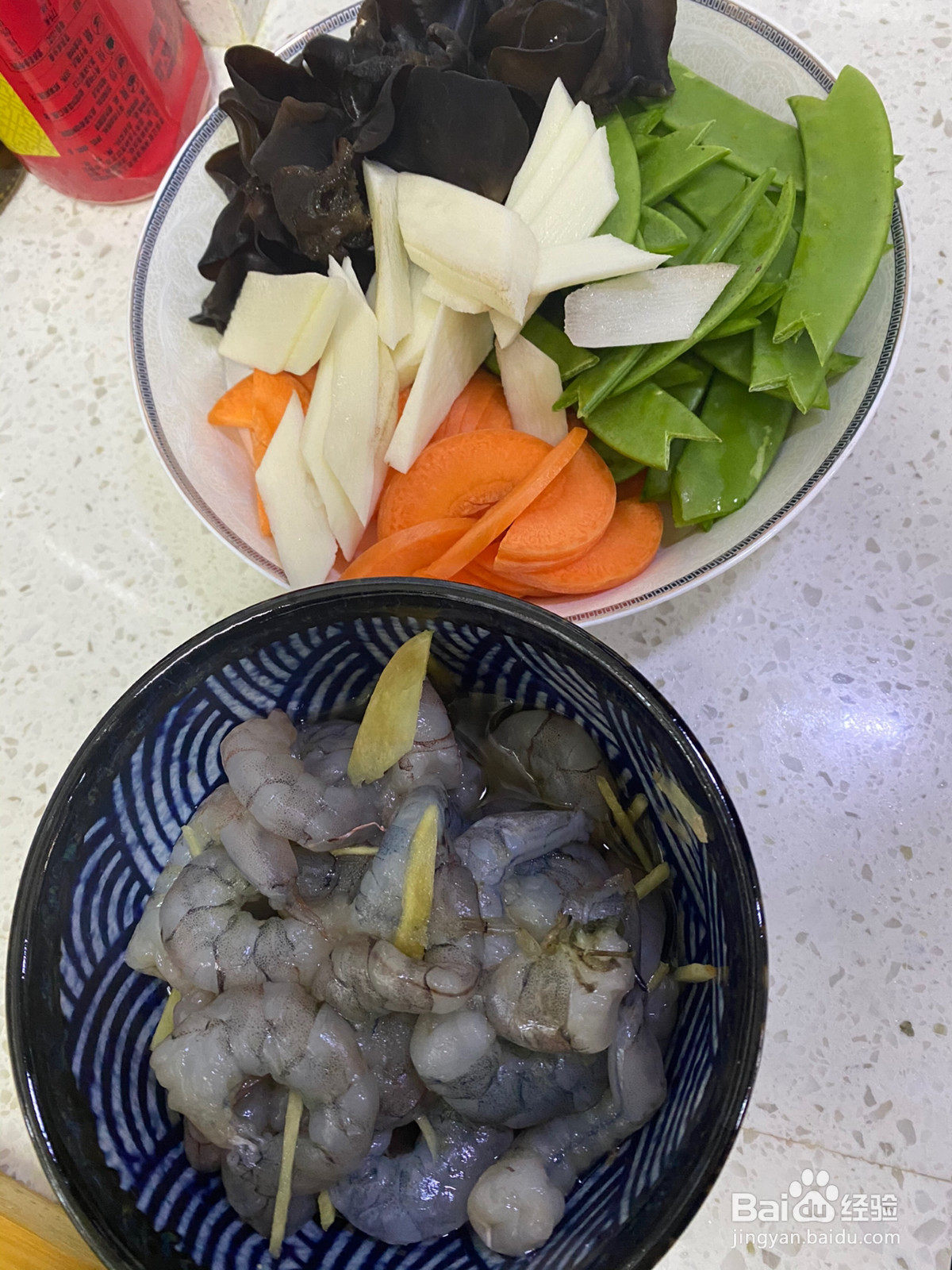 虾仁炒荷兰豆的做法