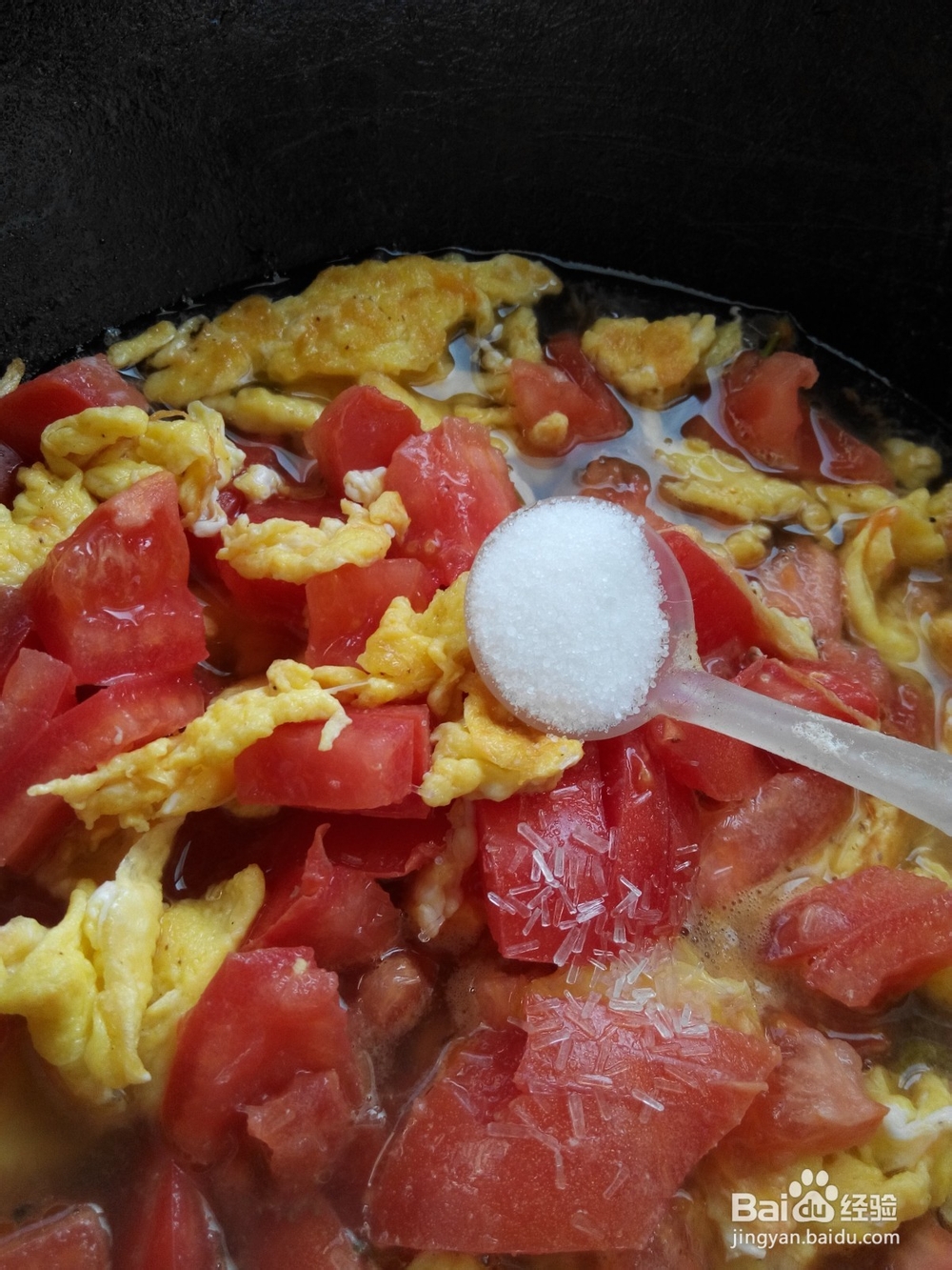 鸡蛋西红柿打卤面