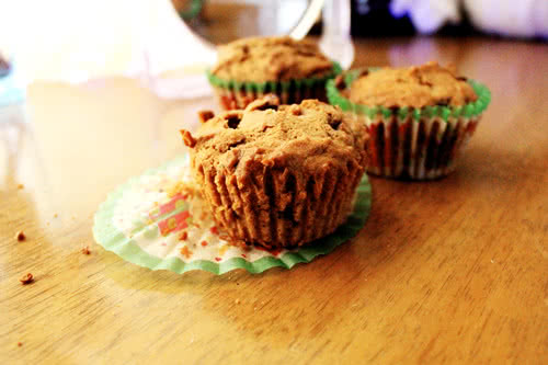 蜂蜜巧克力块杯子蛋糕