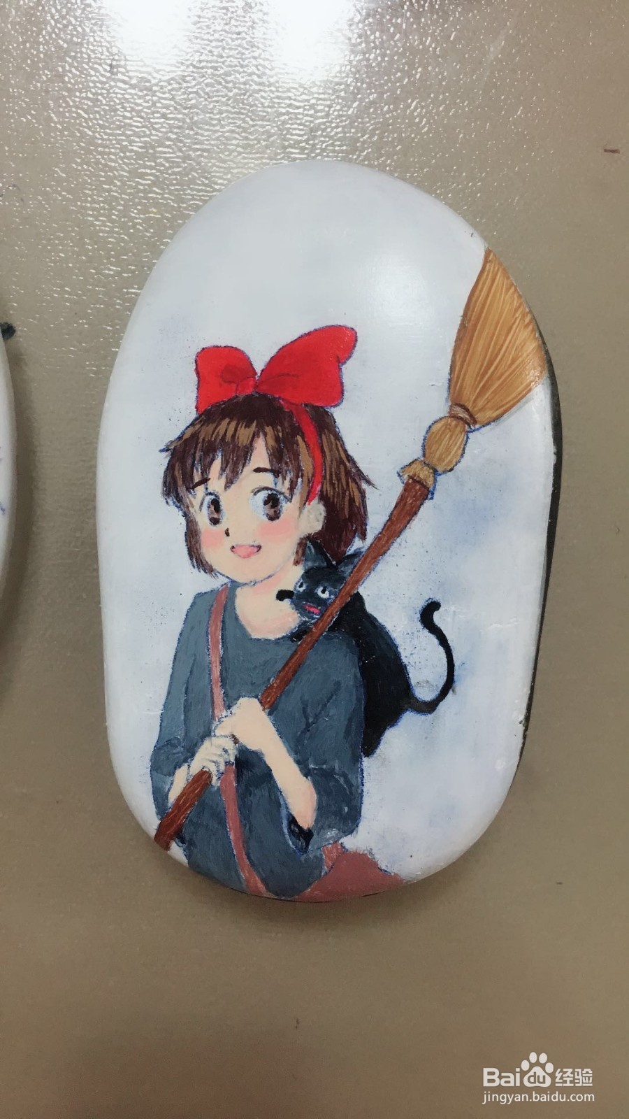 怎么画石头画魔女宅急便