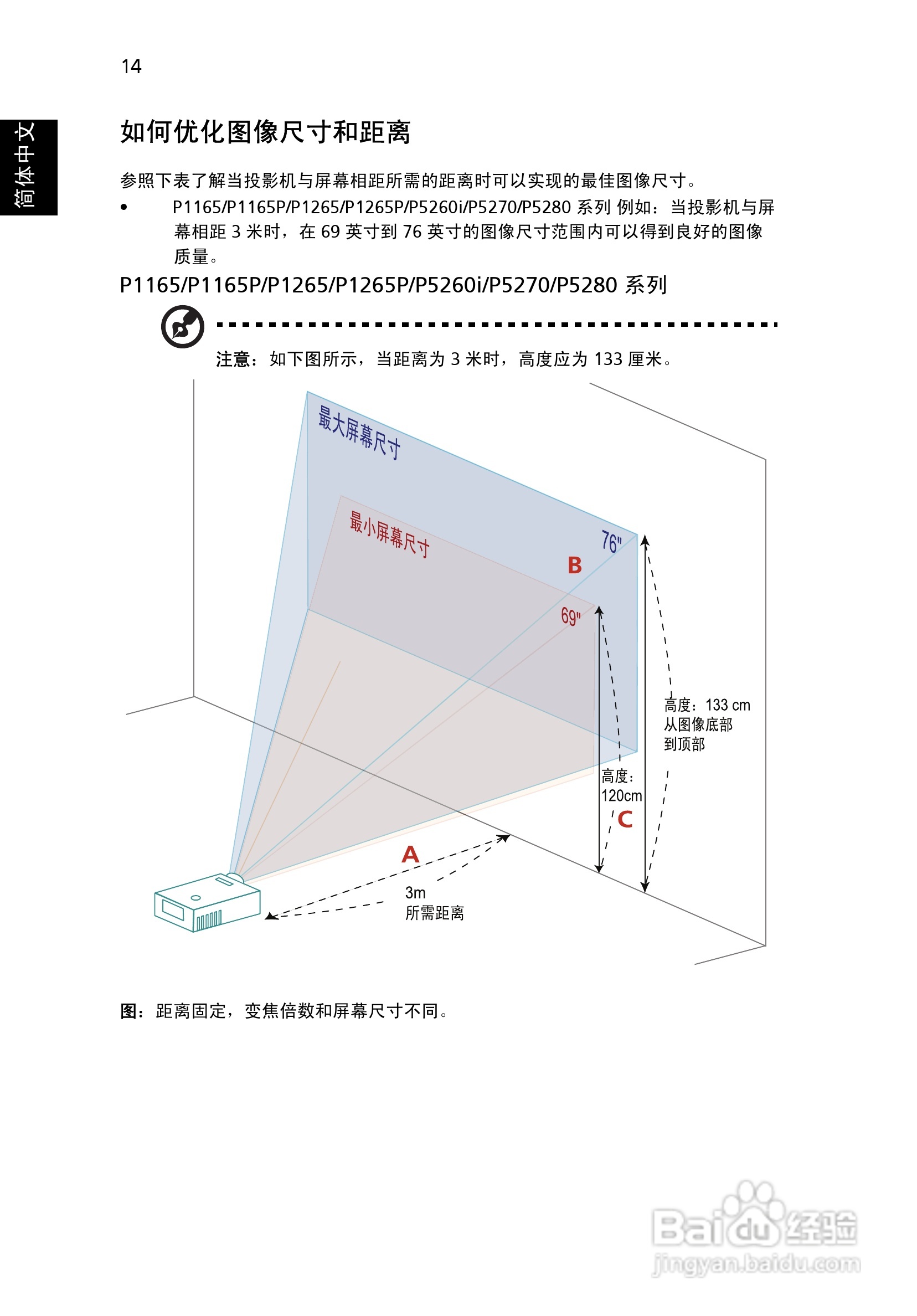 宏基P1165投影机使用说明书:[3]