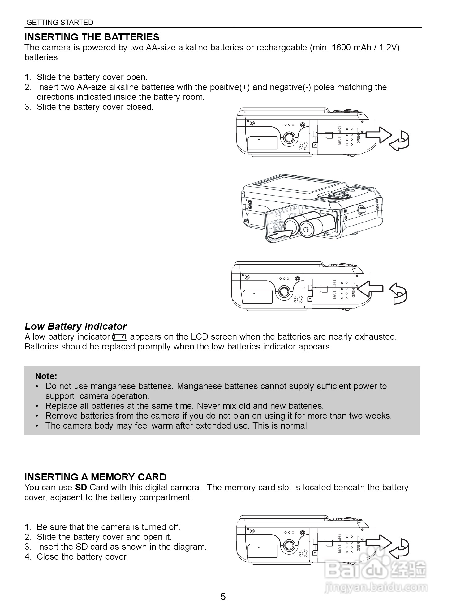 JENOPTIK JD 8.0z3 Exclusiv数码相机说明书:[1]