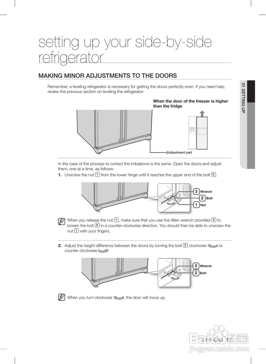 三星RSA1ZRVG电冰箱使用说明书:[2]