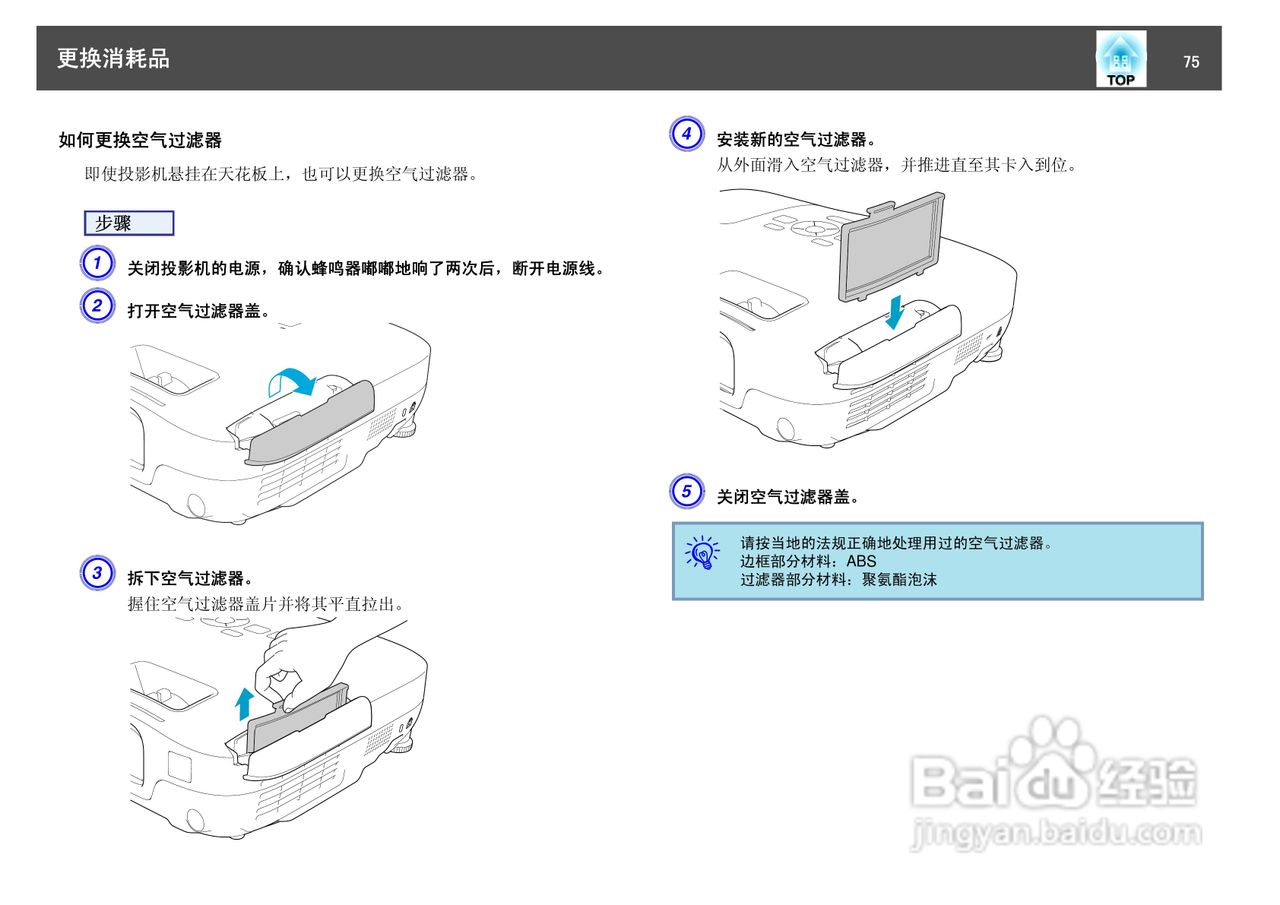 爱普生EB-X7投影仪使用说明书:[8]