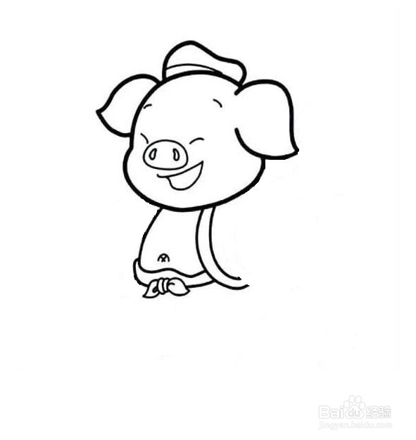卡通猪八戒怎么画