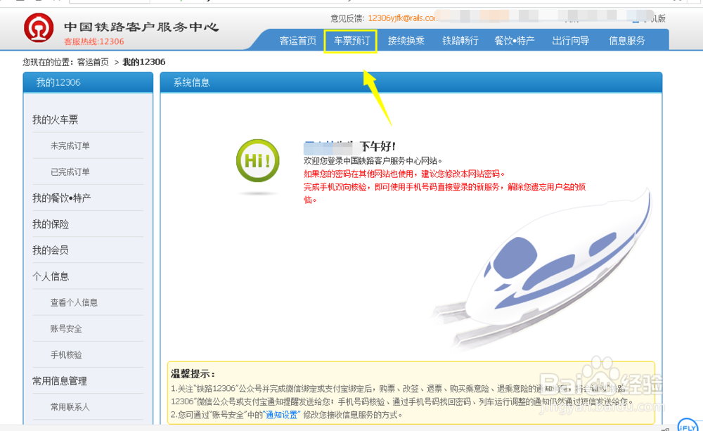 12306新版抢票技巧