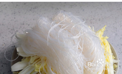 家常菜-大白菜蒸粉丝