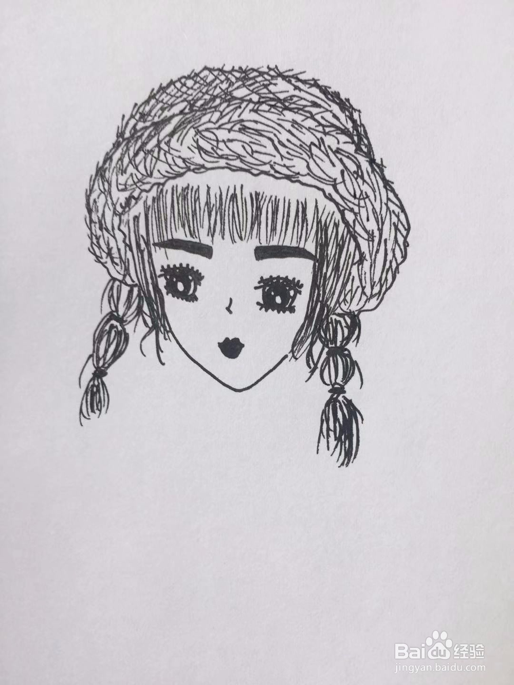 dxdll手绘之沉思的女孩