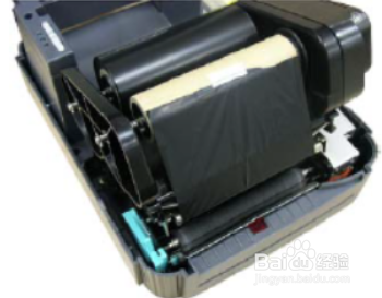 TSC244条码打印机碳带安装