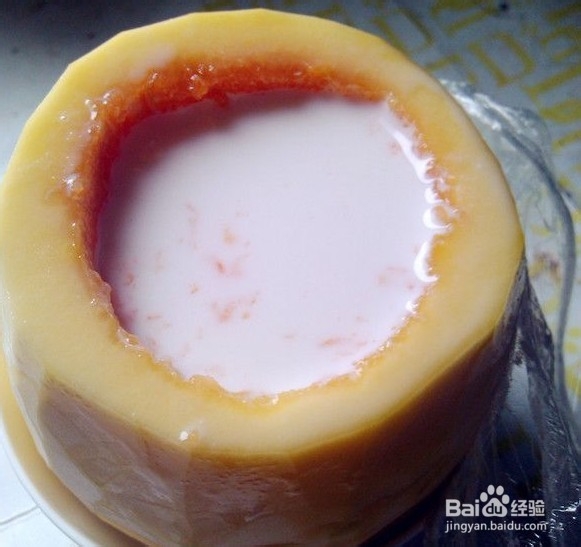 夏季必需品——自制木瓜椰奶冻（冰凉可口）