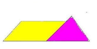 如何用七巧板拼山字
