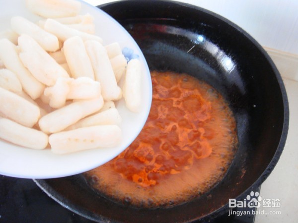 韩国酱炒年糕做法