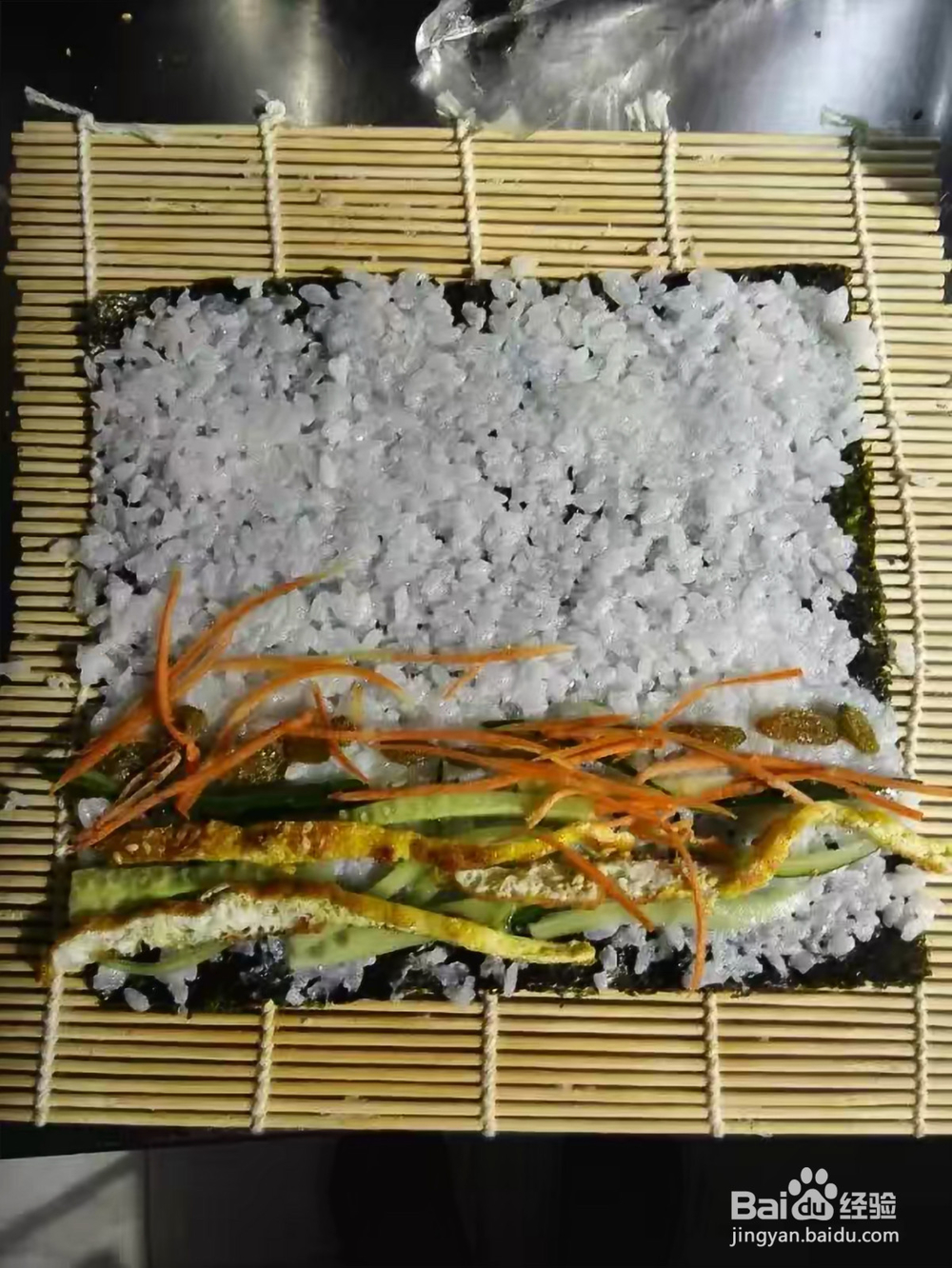 我在家做紫菜包饭,又健康又美味,孩子们都爱吃