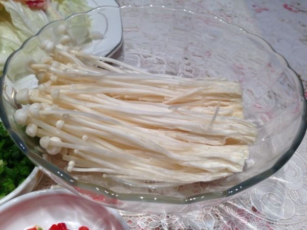 豉油肥牛金针白菜