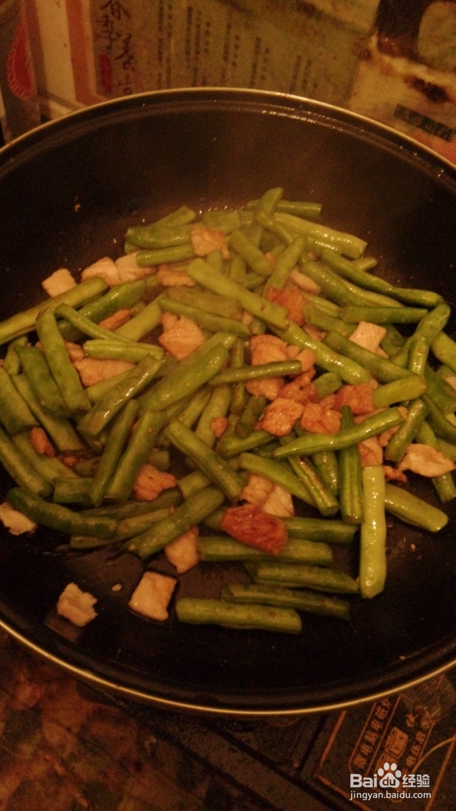 好吃的小菜豆角烧肉的做法