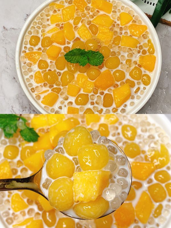 芒果啵啵西米露