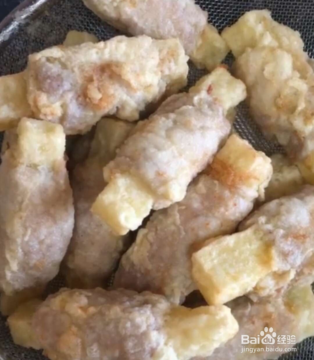 糖醋里脊土豆条的制作方法及步骤图示