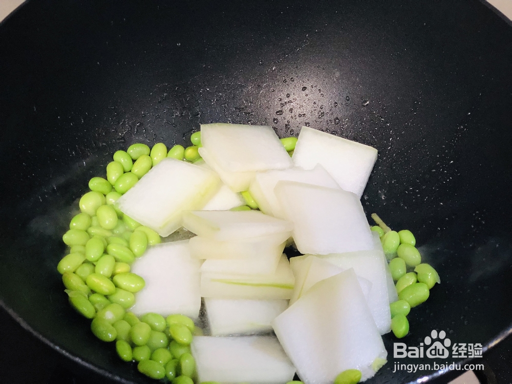 心心念念的毛豆虾米冬瓜