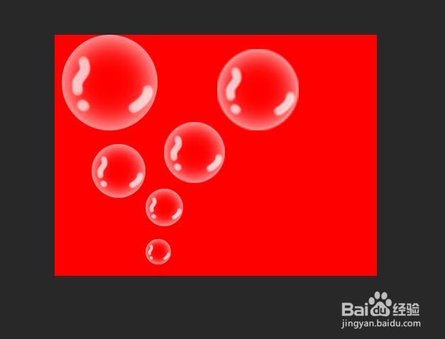 如何用Photoshop制作透明气泡