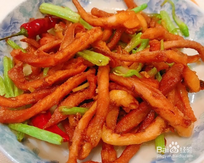 怎么做干煸鱿鱼孜然