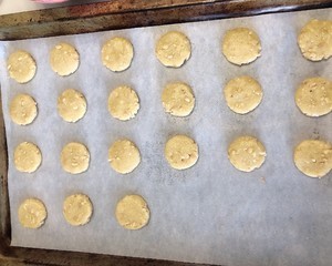 椰香花生酥曲奇饼干的做法