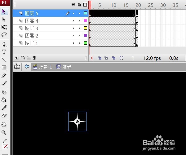 flash鼠标跟随实例——撒光的蝴蝶