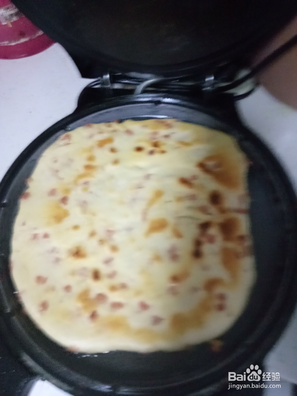 火腿肠发面饼