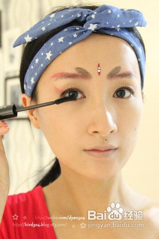 电视剧轩辕剑中魔女如烟是如何化妆的？