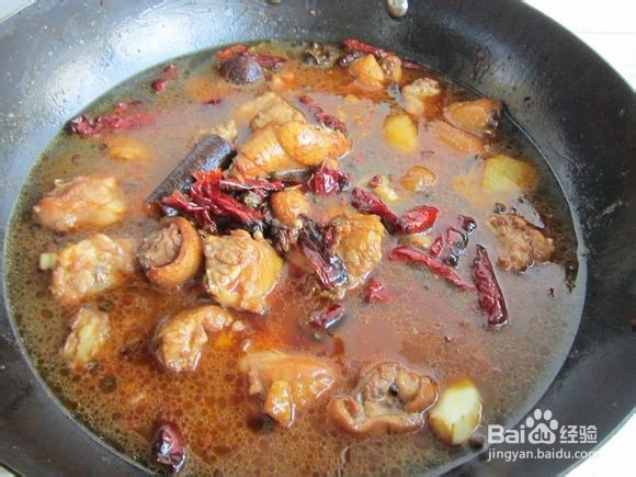 馕包大盘鸡的制作方法