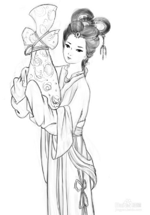 PS板绘线描技巧：超炫修线描法