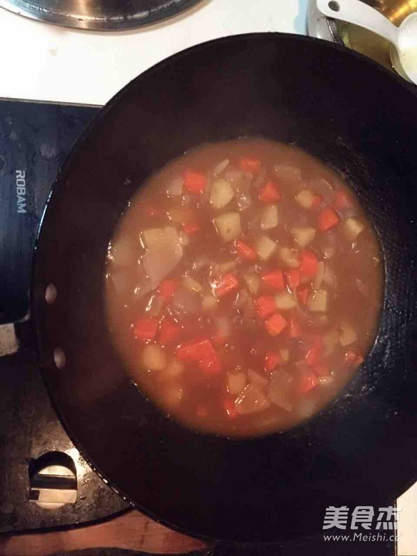 素食咖哩的做法