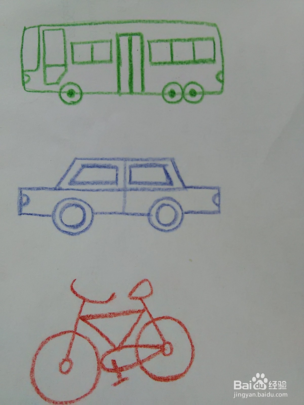 各种车简易画教程