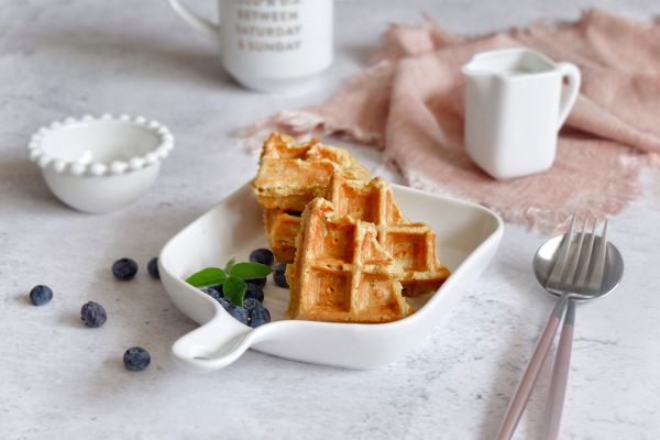 燕麦华夫饼（无糖无油）