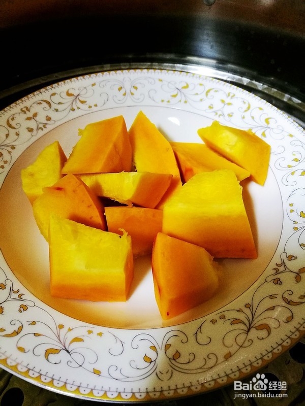 金秋南瓜包的制作方法