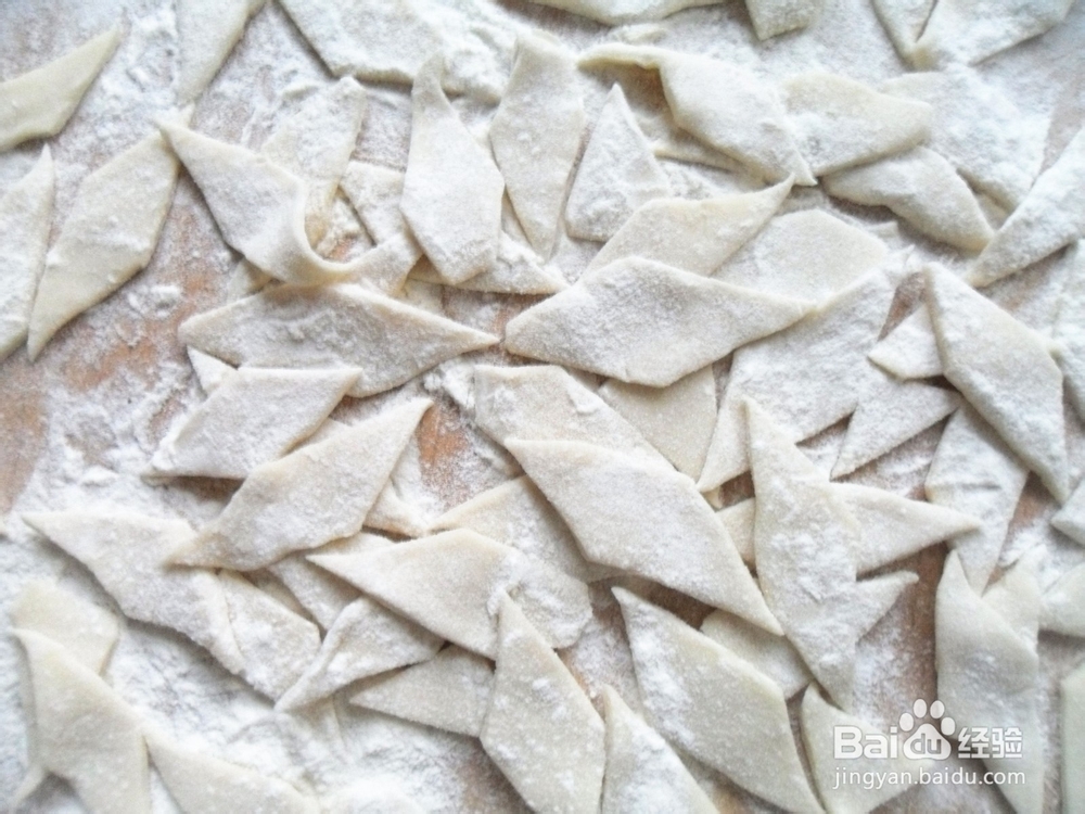 初学者怎样擀面条?角叶?