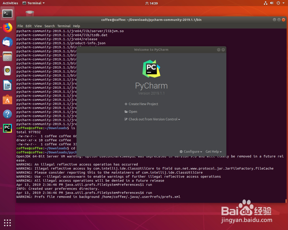 如何在ubuntu里安装pycharm2019版本