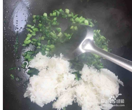 怎么做芥菜炒米饭