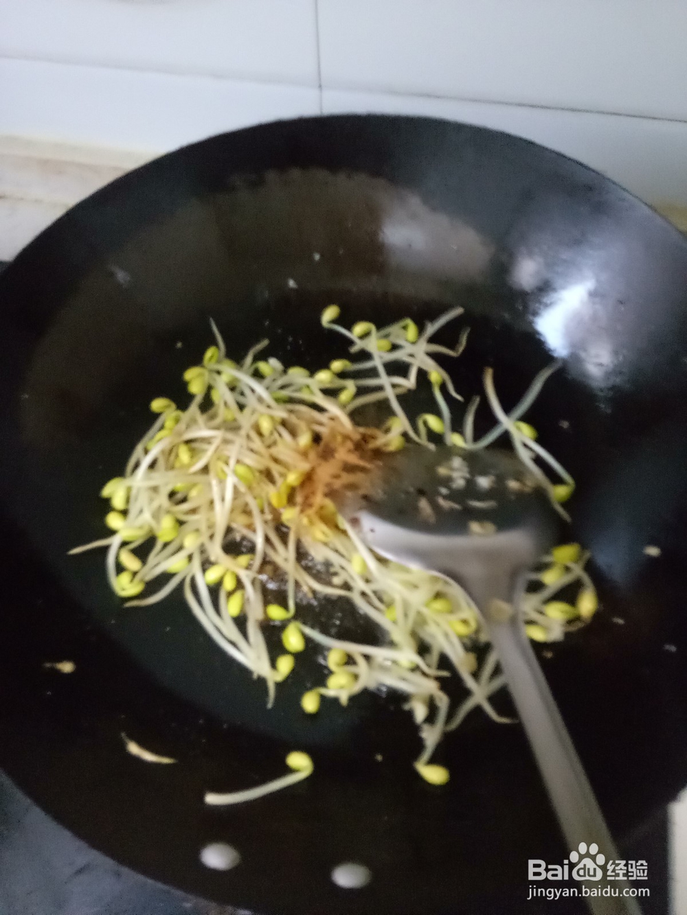家常豆芽炒鸡蛋
